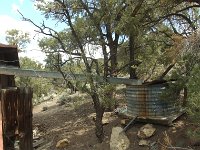 Rain Collector  His unique rain-collection system.